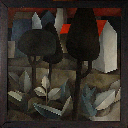 Drei dunkle Bäume, 1961