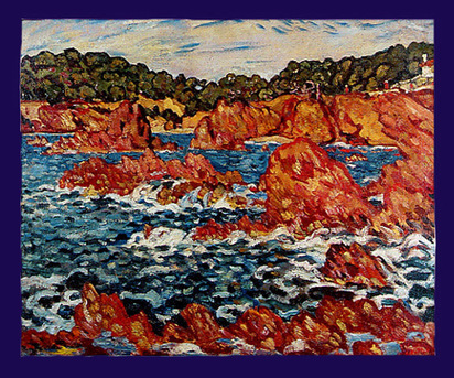 Les rochers rouges, 1905