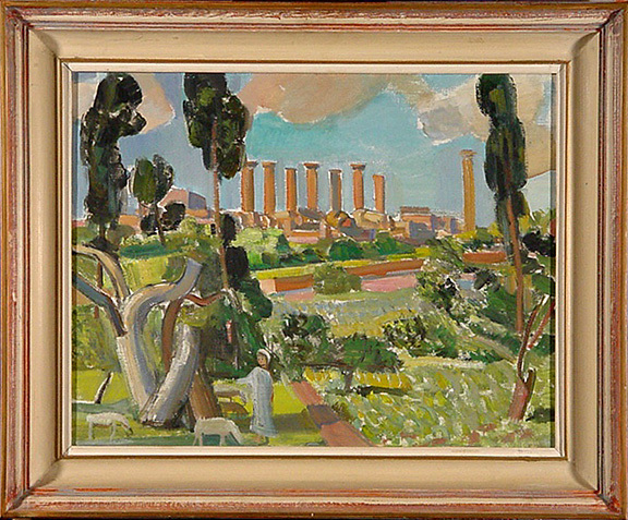 Maurice Barraud, Ruines du Temple d'Hercule Agrigento