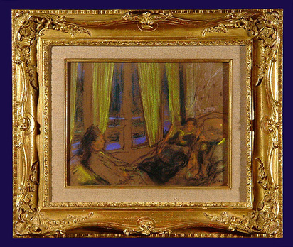 Mme Vuillard et sa belle-fille à la Closerie de Genêts