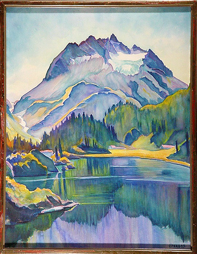 Clara Porges, Lago di Cavloccia und Monte del Forno (Engadin)