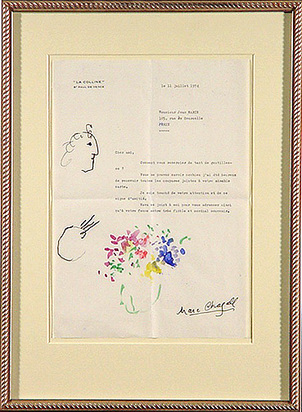 L'Artiste à la palette et bouquet de fleurs, 1974