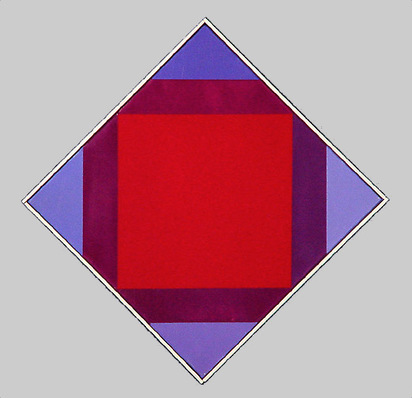 Transcoloration aus rot zu blau, 1972-74