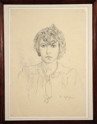 Rudolf Schlichter, Woman with Necklace (Speedy), 1930/31