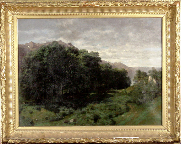 Alexandre Calame, Bei Brunnen am Vierwaldstättersee