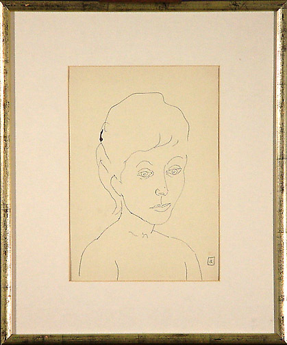 A.R. Penck, Frauenportrait