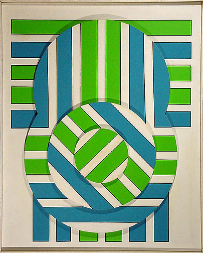 Franz Fedier, Senkrecht-Waagrecht-Diagonal, 1961