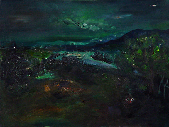 Rainer Fetting, View from Olana, 1986