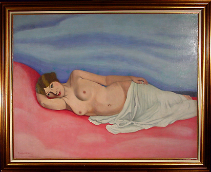 Femme nue couchée, 1913