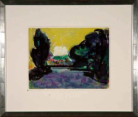 Carl Liner, Landschaft, 1950