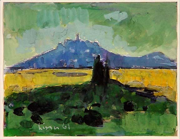 Carl Liner, Landschaft, 1961