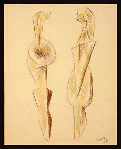 Vazquez Angel Ferrant, Sin titulo, 1955