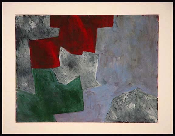 Serge Poliakoff, Vert, gris, brun, 1960