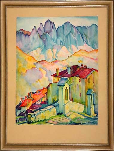 Clara Porges, Im Bergell