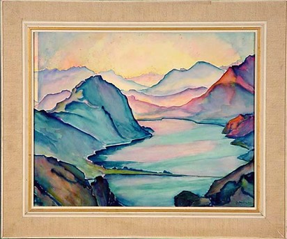 Lago di Lugano con San Salvatore