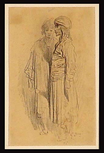 Gustave Doré, Deux personnages, 1870