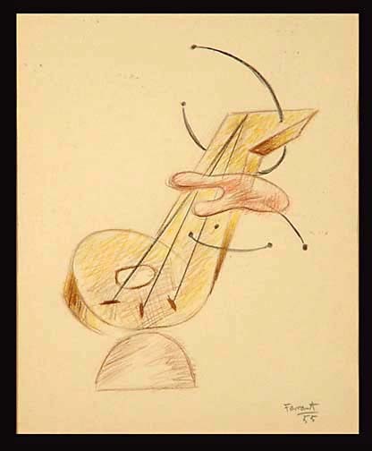 Vazquez Angel Ferrant, Sin titulo, 1955