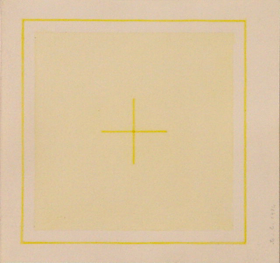 Antonio Calderara, Concept for the Portfolio "Nello spazio quadrato", 1974