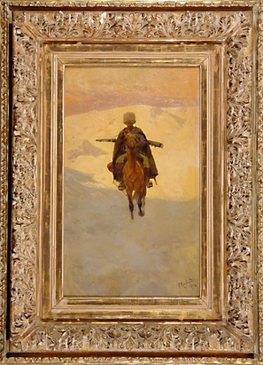 Kosak in Winterlandschaft, 1892