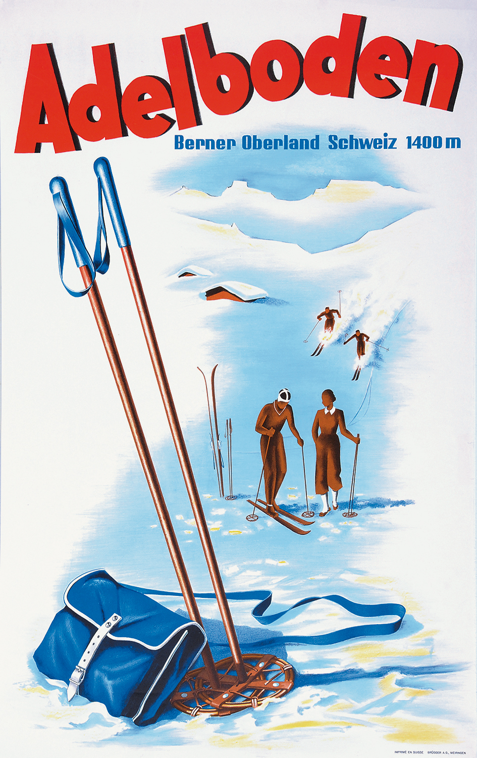 Hans Thöni, Adelboden Berner Oberland Schweiz 1400 m
