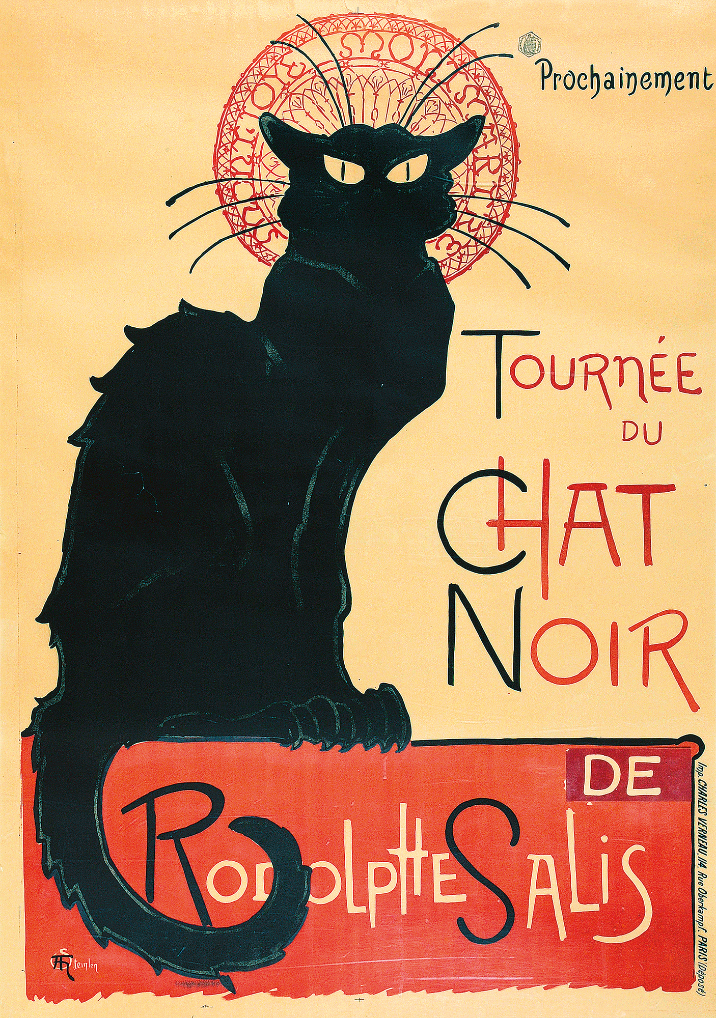 Théophile Alexandre Steinlen, Tournée du Chat Noir