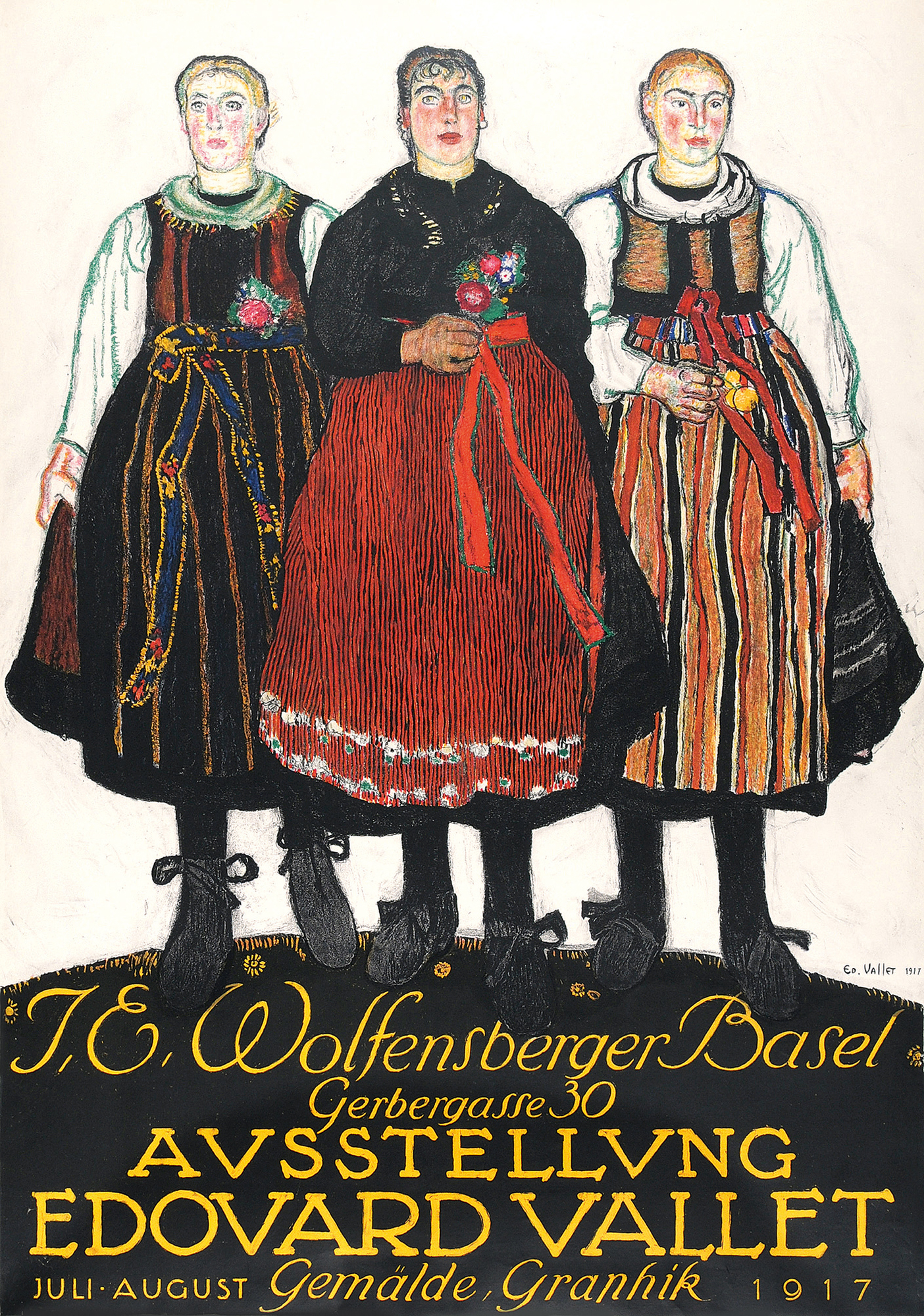 Edouard Vallet, Ausstellung Edouard Vallet - J.E. Wolfensberger, Basel