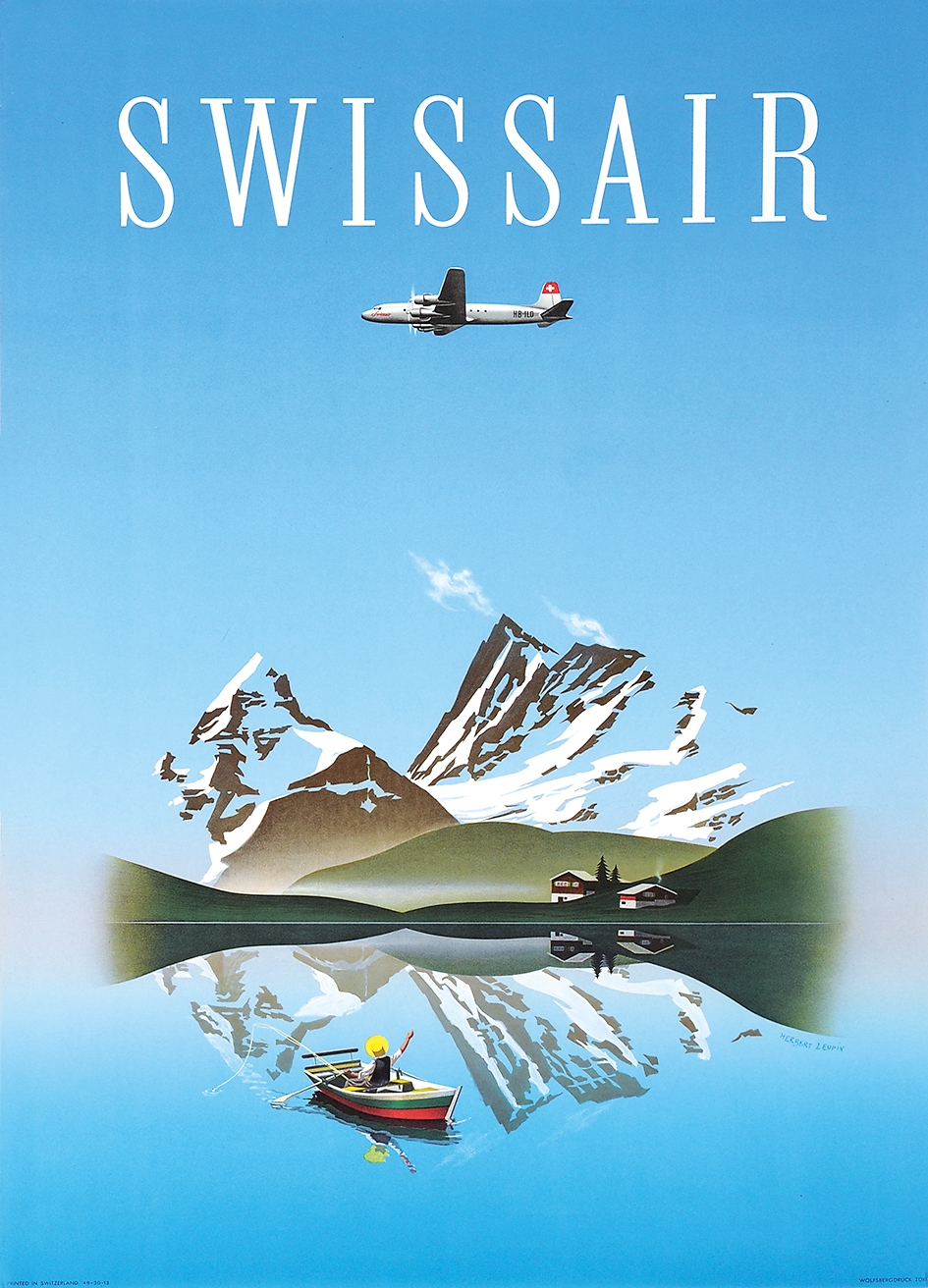 Herbert Leupin, Swissair