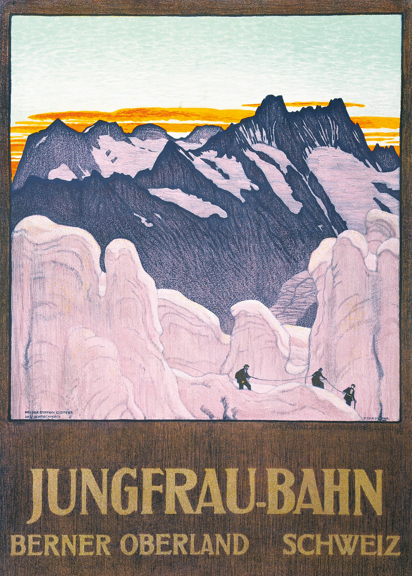 Emil Cardinaux, Jungfrau-Bahn - Berner Oberland