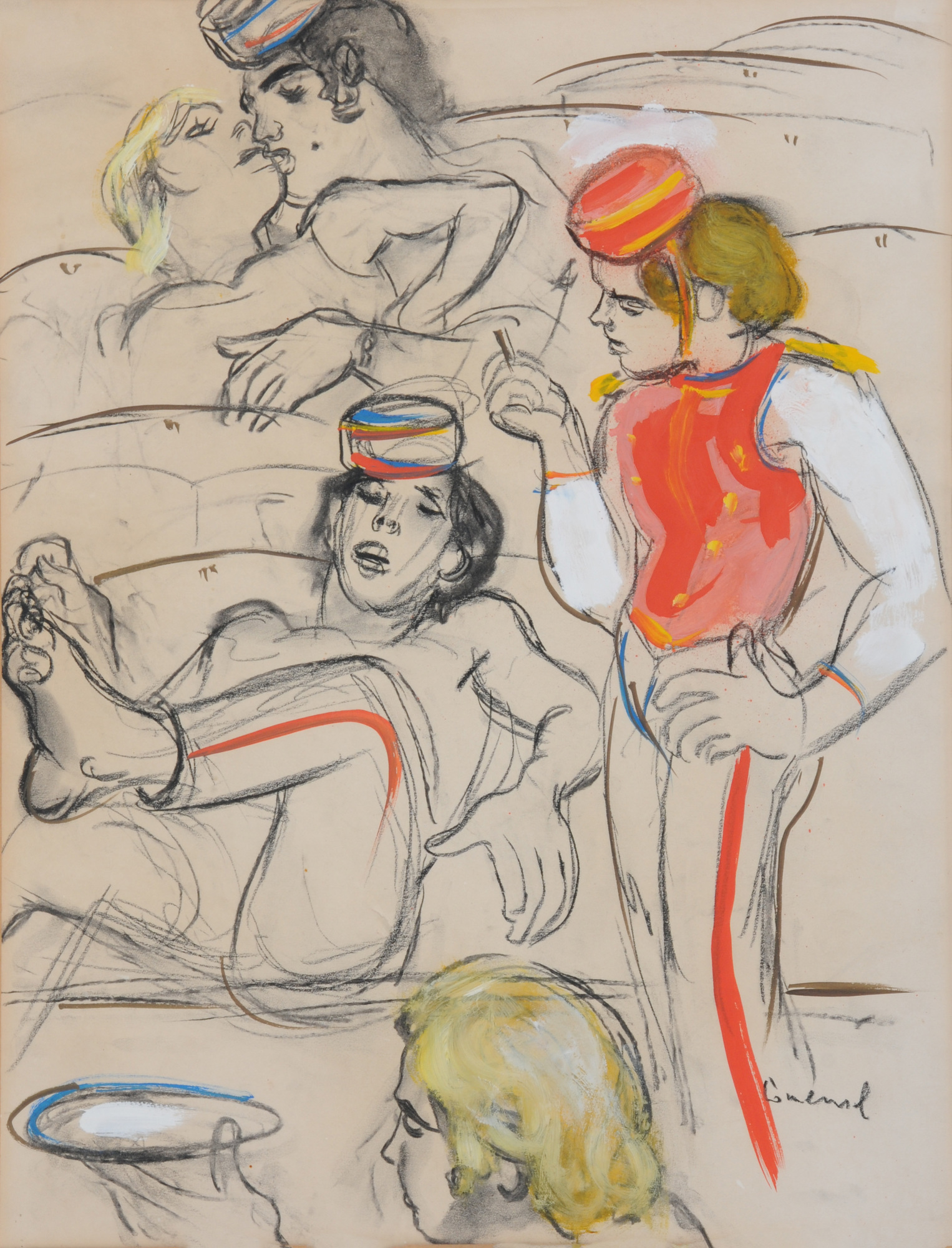 Mario Comensoli, Study (Page)