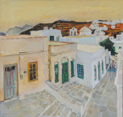 Zinnen am Mittag in Sifnos