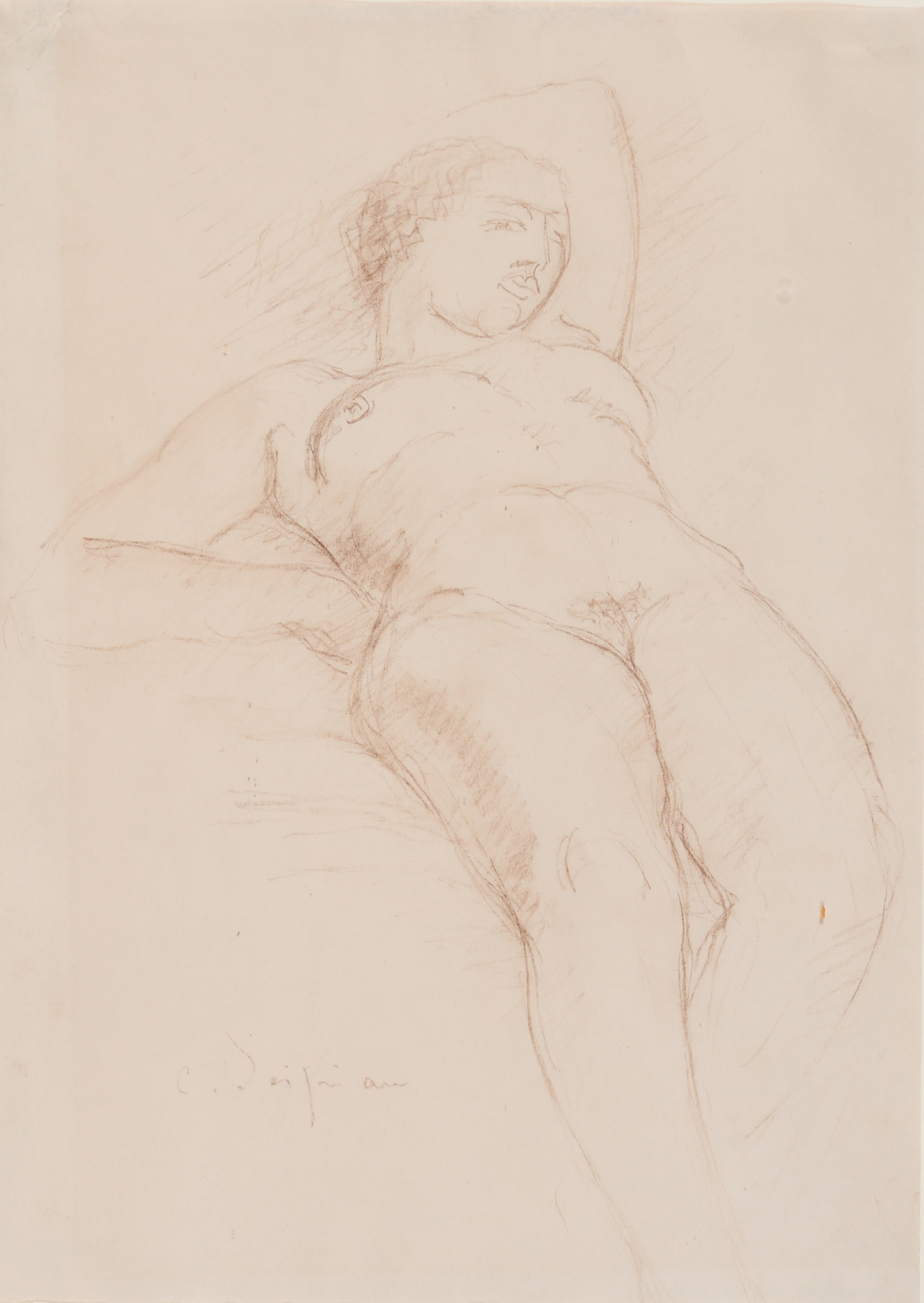 Charles Despiau, Femme nue allongée