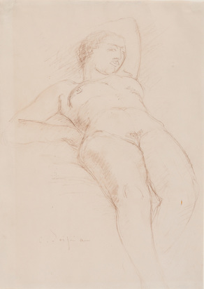 Femme nue allongée