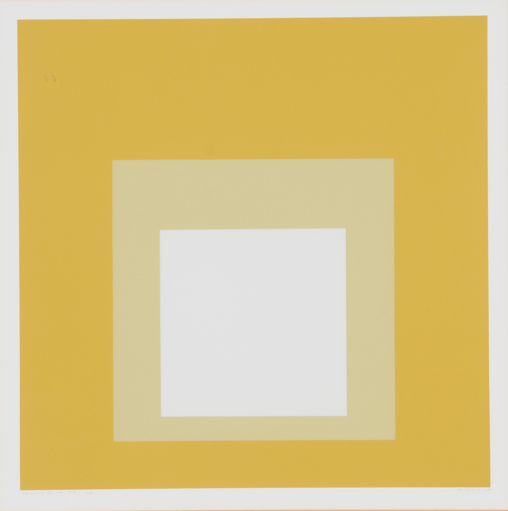 Josef Albers, Opalescent, aus "Die Oberflächen"