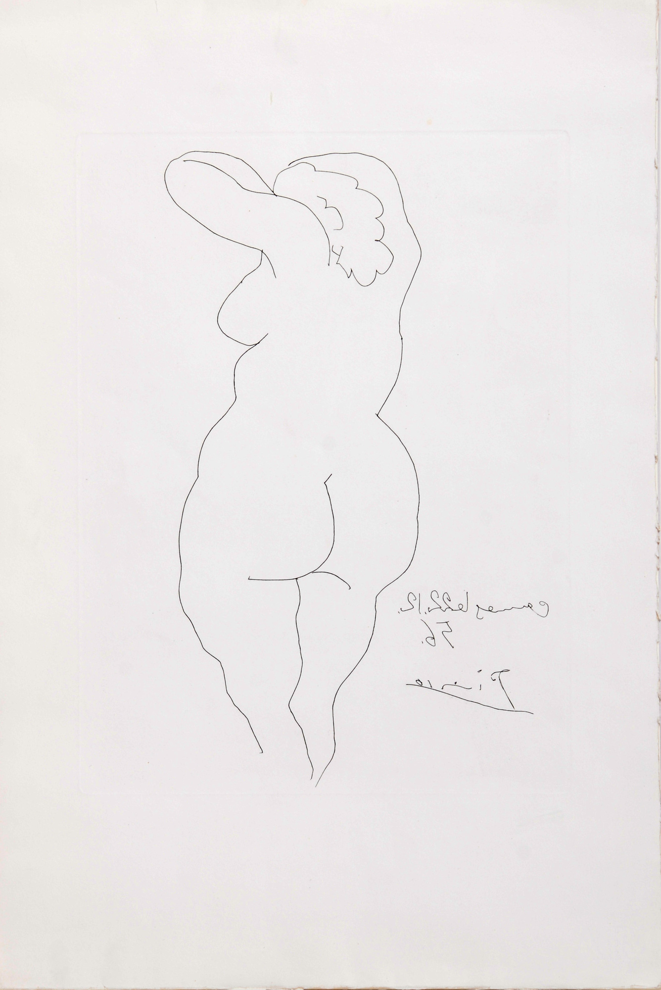 Pablo Picasso, Femme nue de dos