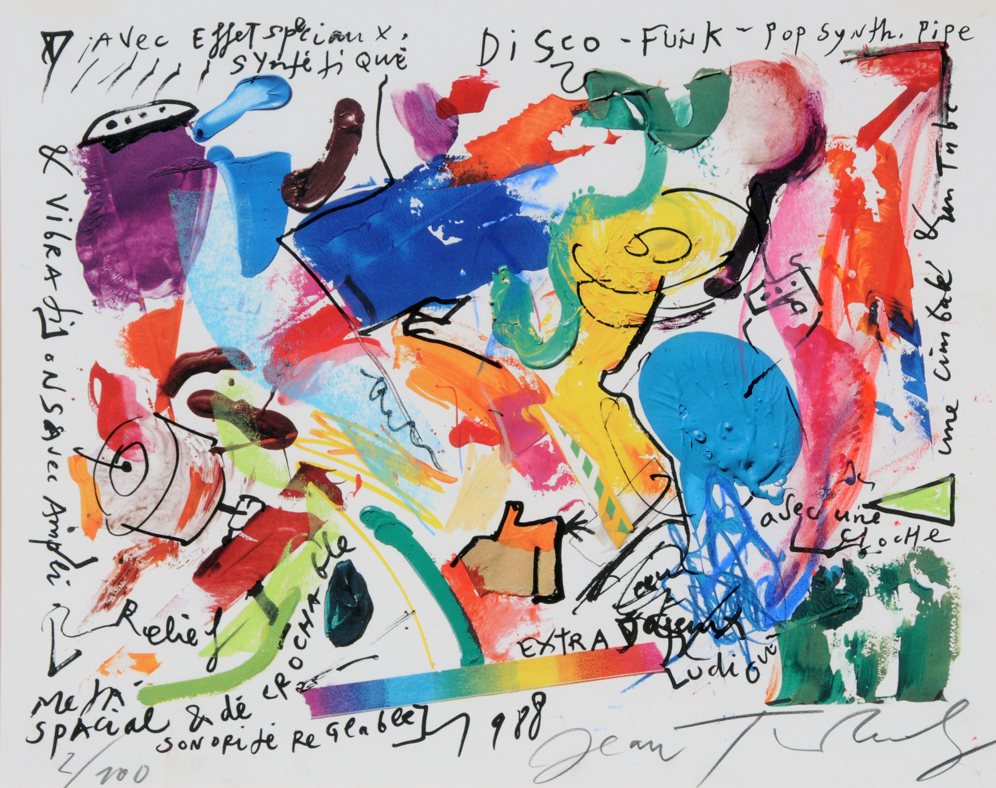 Jean Tinguely, Disco-Funk-Pop Synth. Pipe