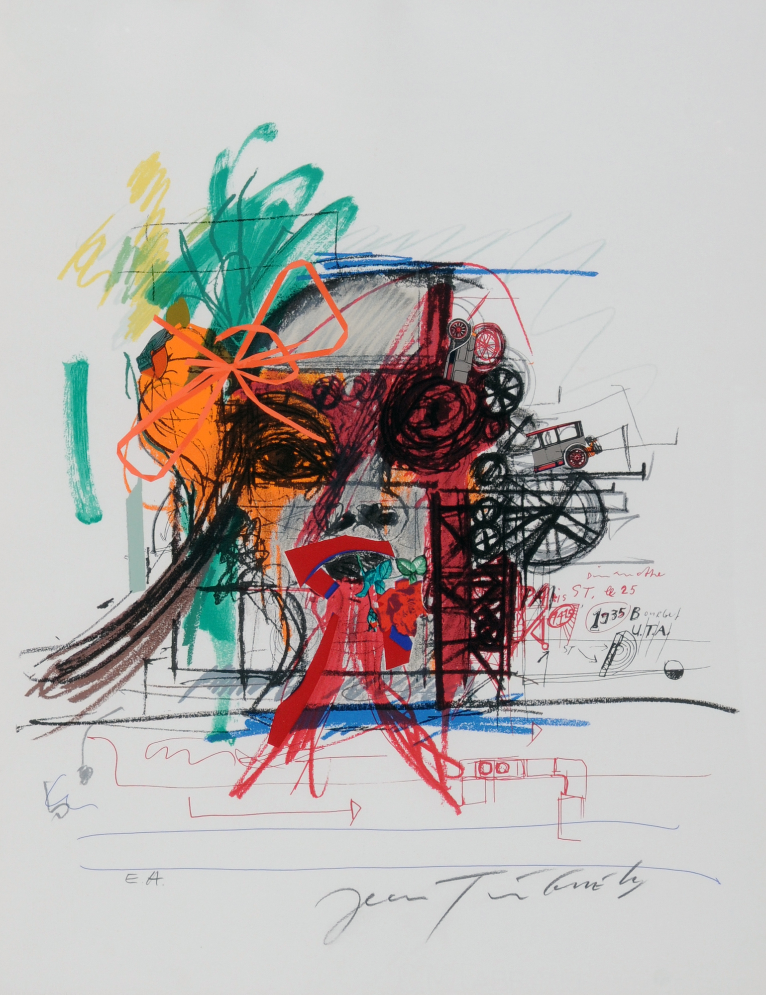 Jean Tinguely, La tête du monstre dans la forêt