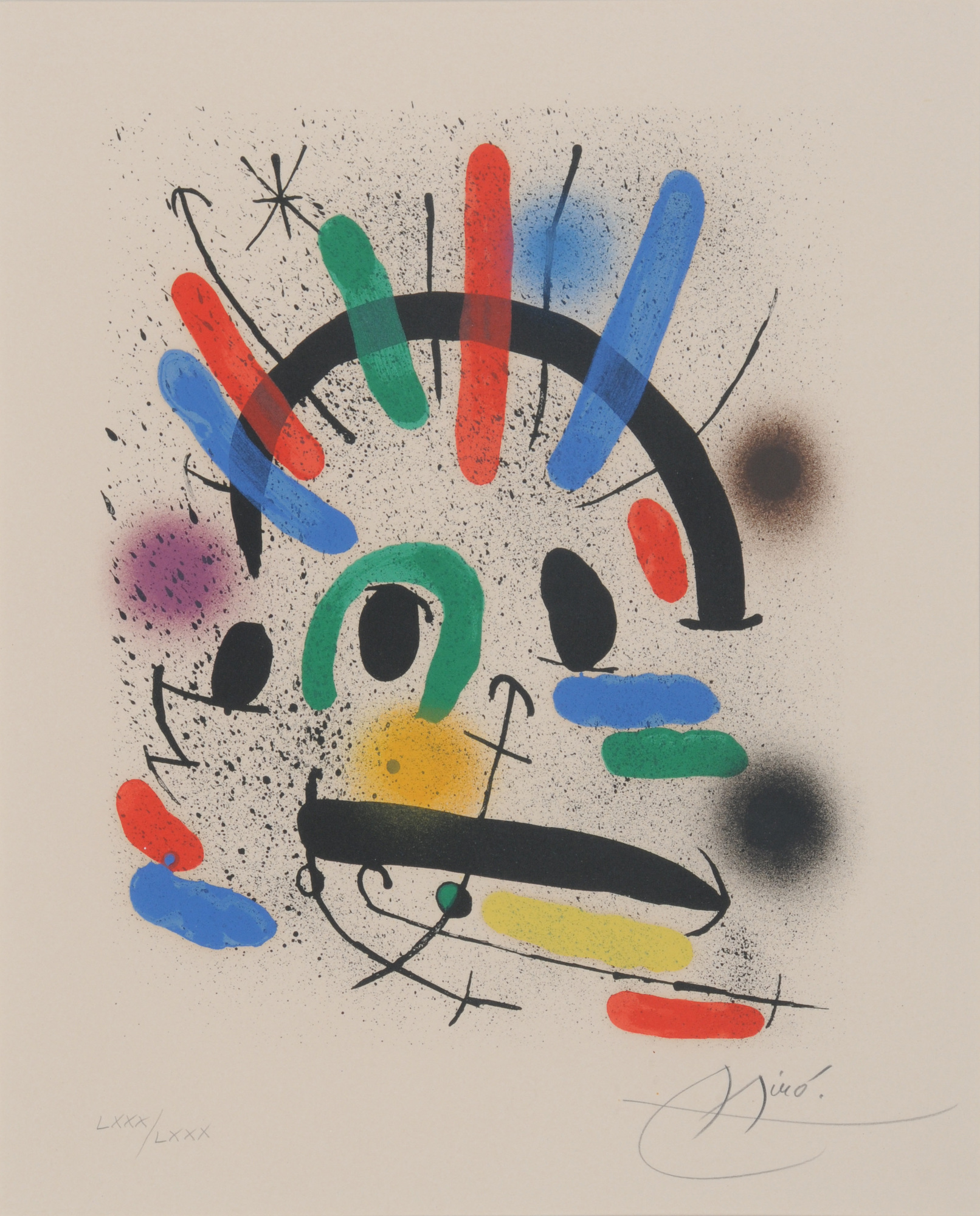 Joan Miró, Blatt aus "Der Lithograph I"