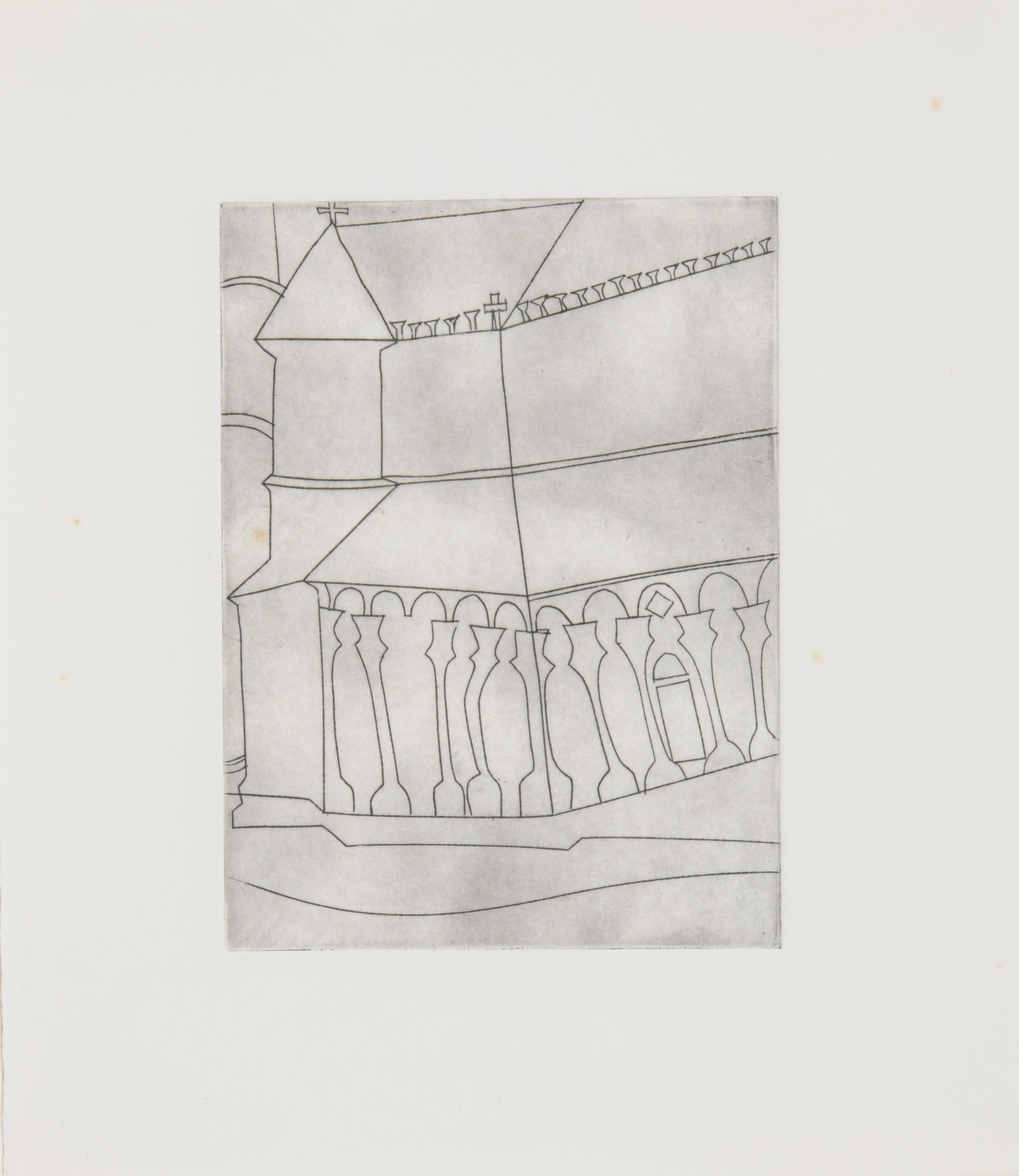 Ben Nicholson, Fragment of Tuscan Cathedral