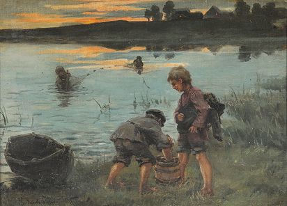 Fischen am See