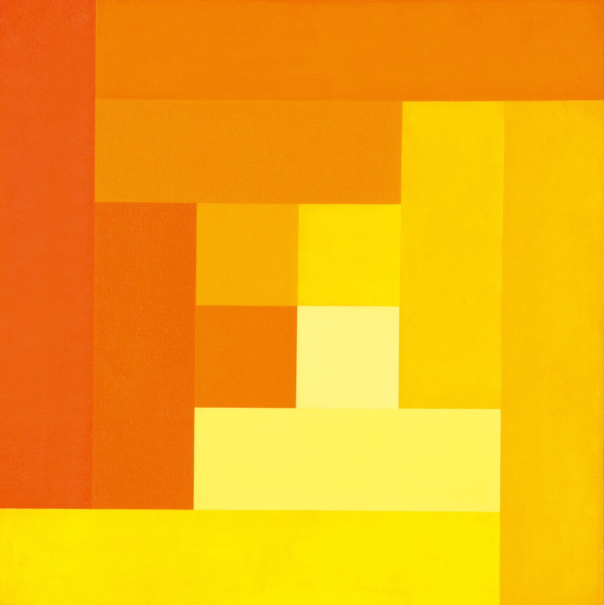 Richard Paul Lohse, Progression von vier gestuften Farben