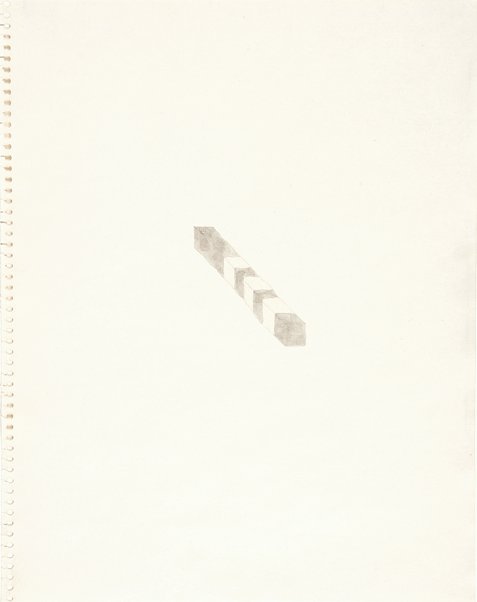 Richard Tuttle, Grey Bar
