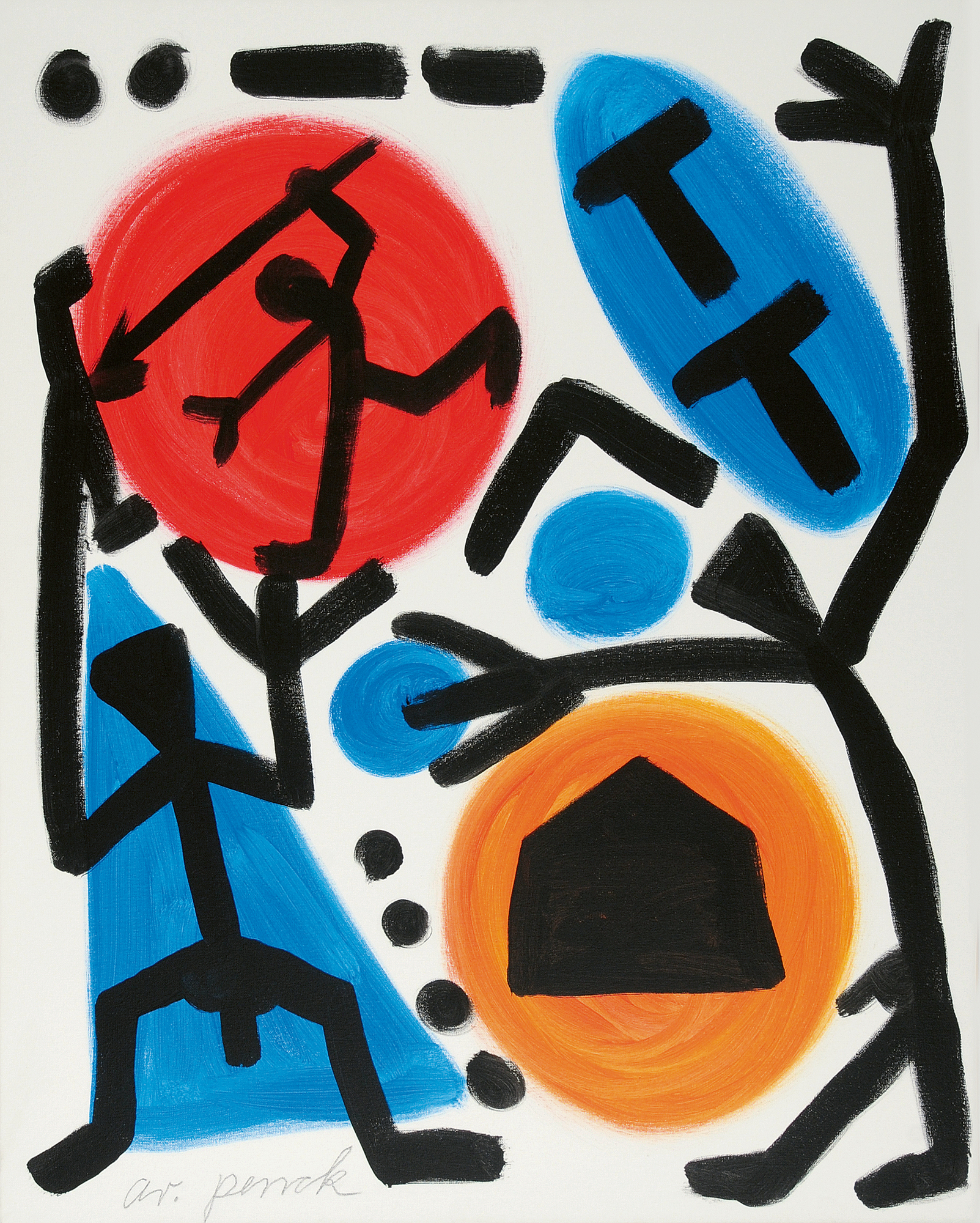 A.R. Penck, Figura e simboli