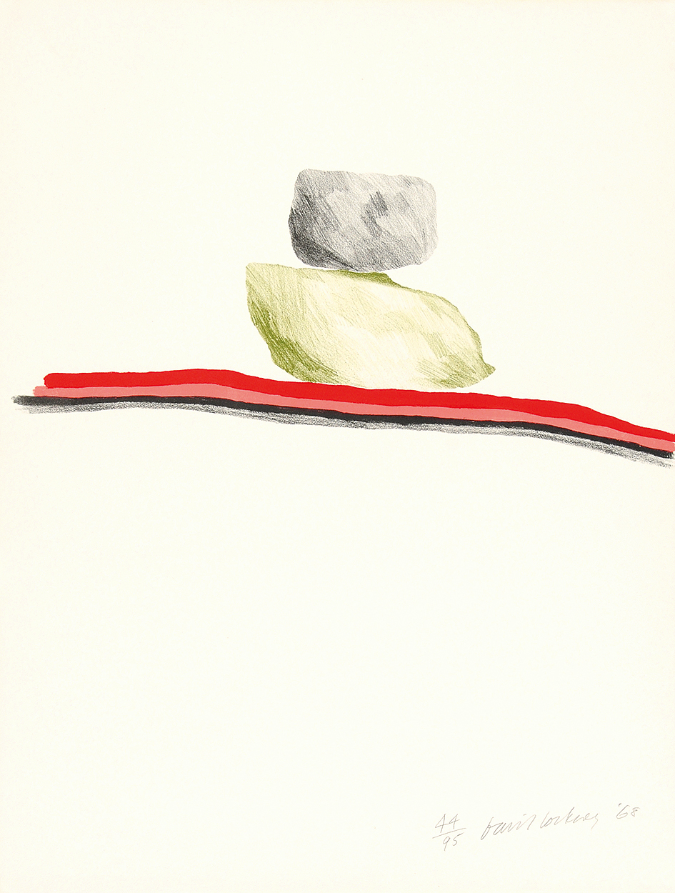 David Hockney, Rocks, Nevada