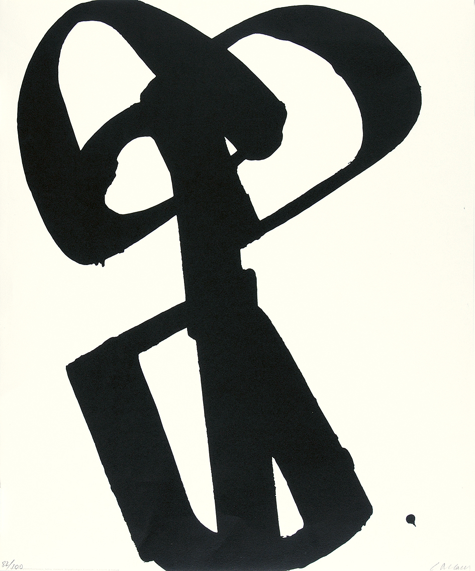 Pierre Soulages, Sérigraphie No. 1