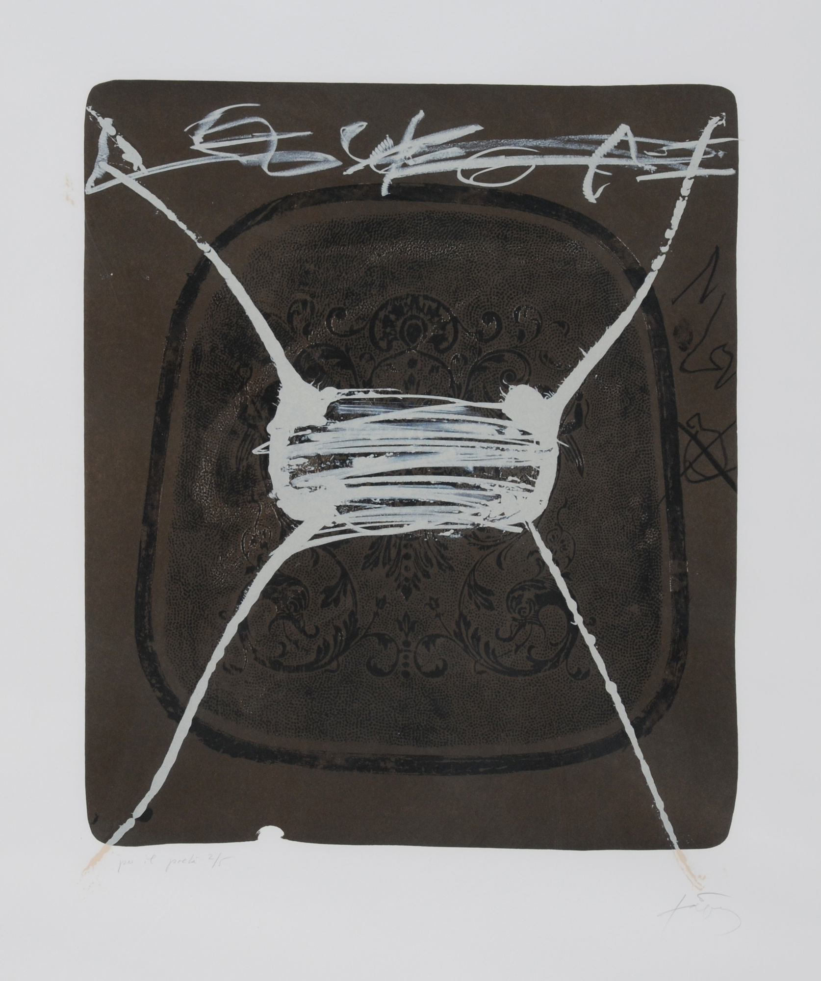 Antoni Tàpies, Cherubins, aus "Variations"