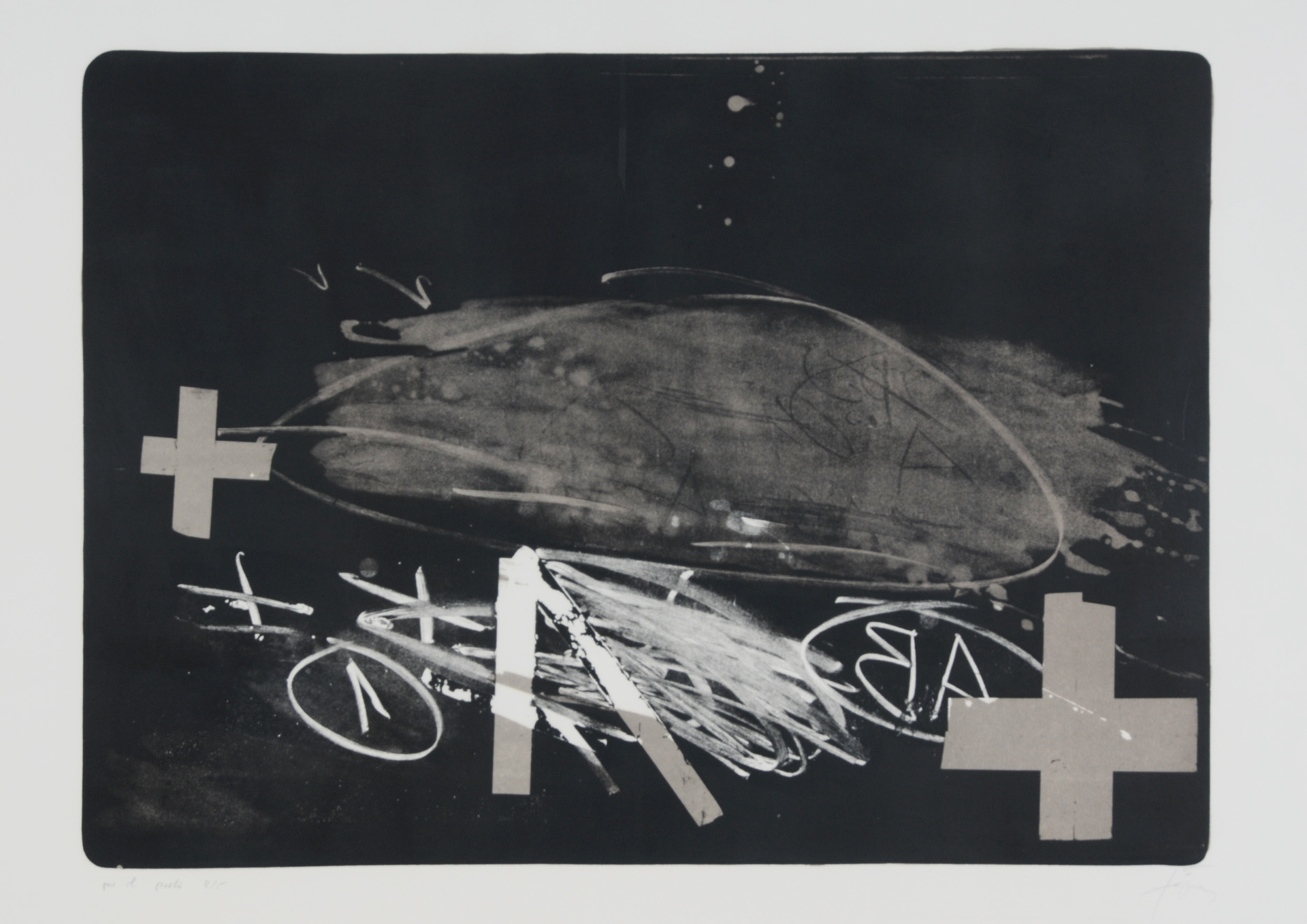 Antoni Tàpies, A effacé