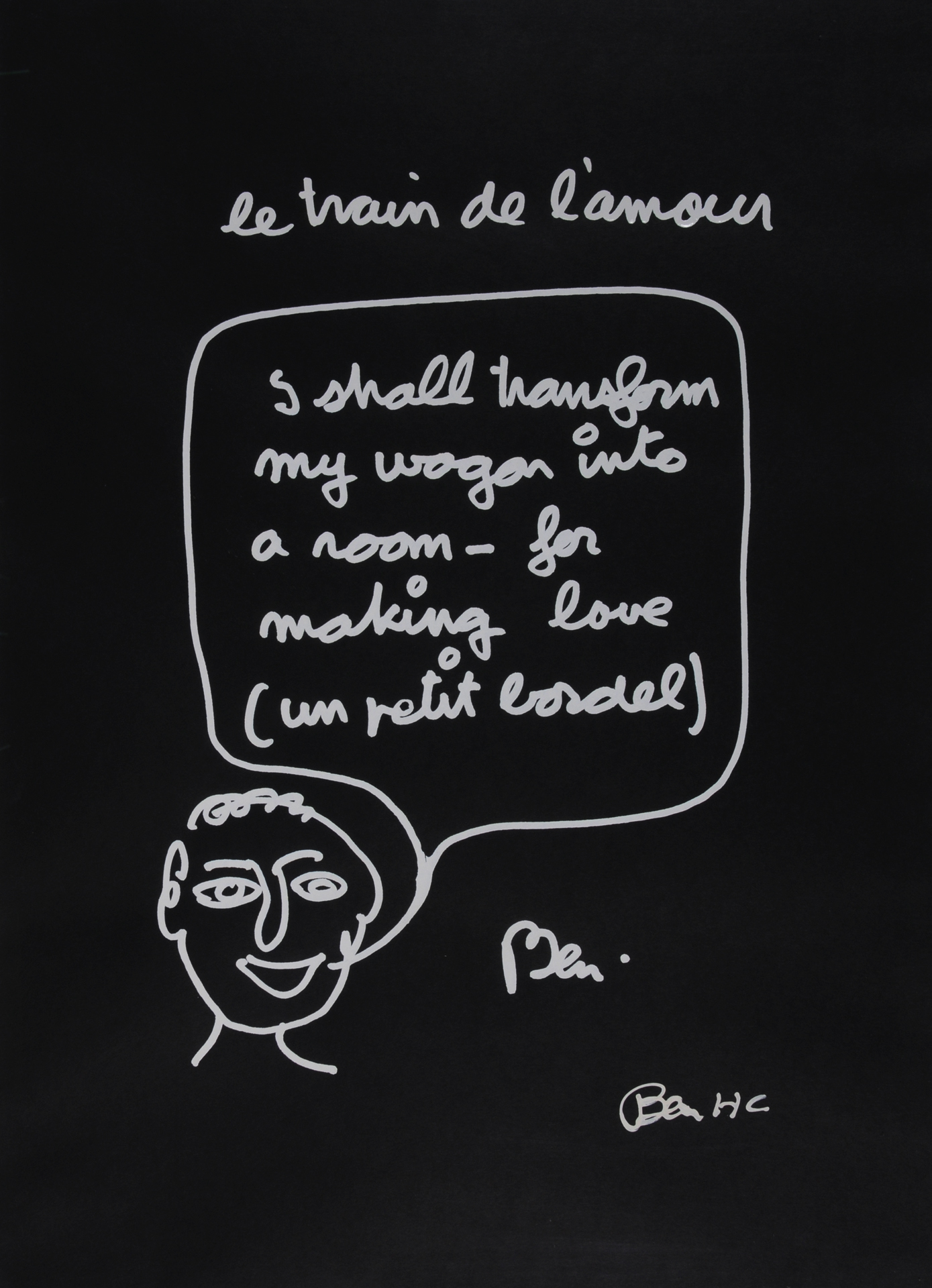 Ben Vautier, Le train de l'amour