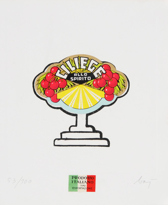 2 sheets: Albero di ciliege, 1966; Coca-Coca