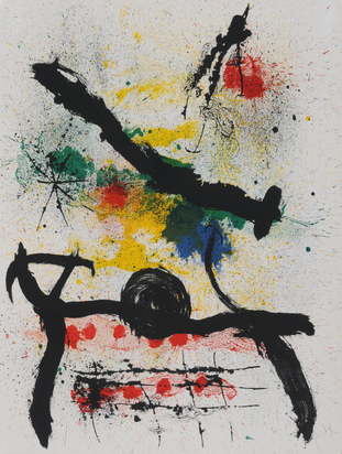 Ohne Titel, 1964, aus "Graphikmappe Hochschule St. Gallen"