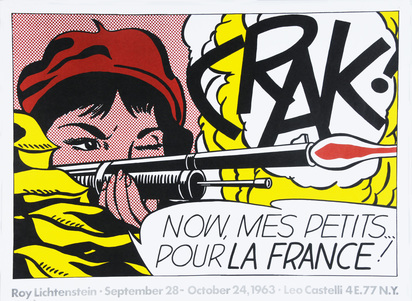 Crak! Roy Lichtenstein, September 28 - October 24, 1963, Leo Castelli, NY